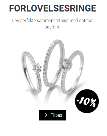 Den rigtige frier ring? - design selv hvordan den skal se ud - her hos Guldsmykket.dk